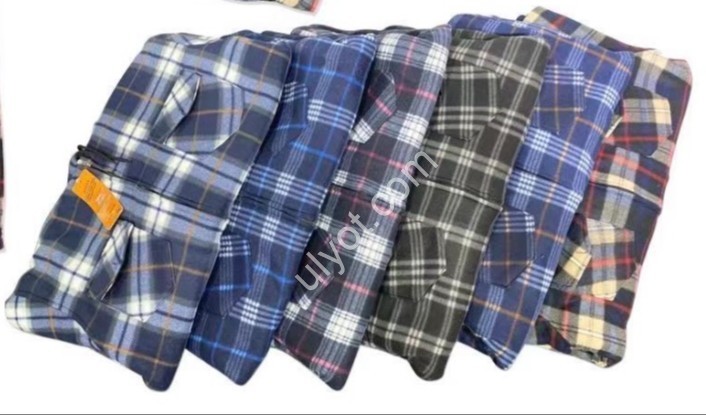 РУБАШКА (XL-5XL) МЕХ МИКС 801