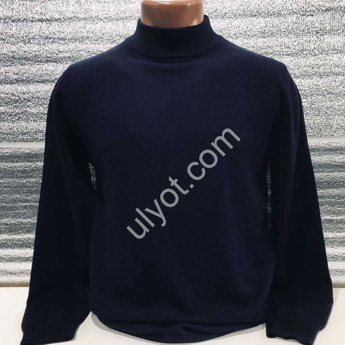 СВИТЕР M.J (M-2XL) Т.СИНИЙ 820