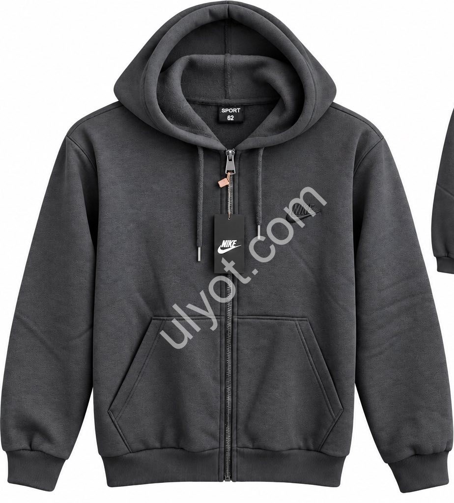 СПОРТ.КОФТА N02 (56-64) ФЛИС ГРАФИТ 