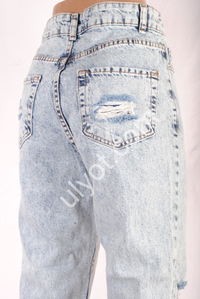 Фото 1 ДЖИНСЫ TOP SHOP (25-32) СВ.ГОЛУБОЙ 5643