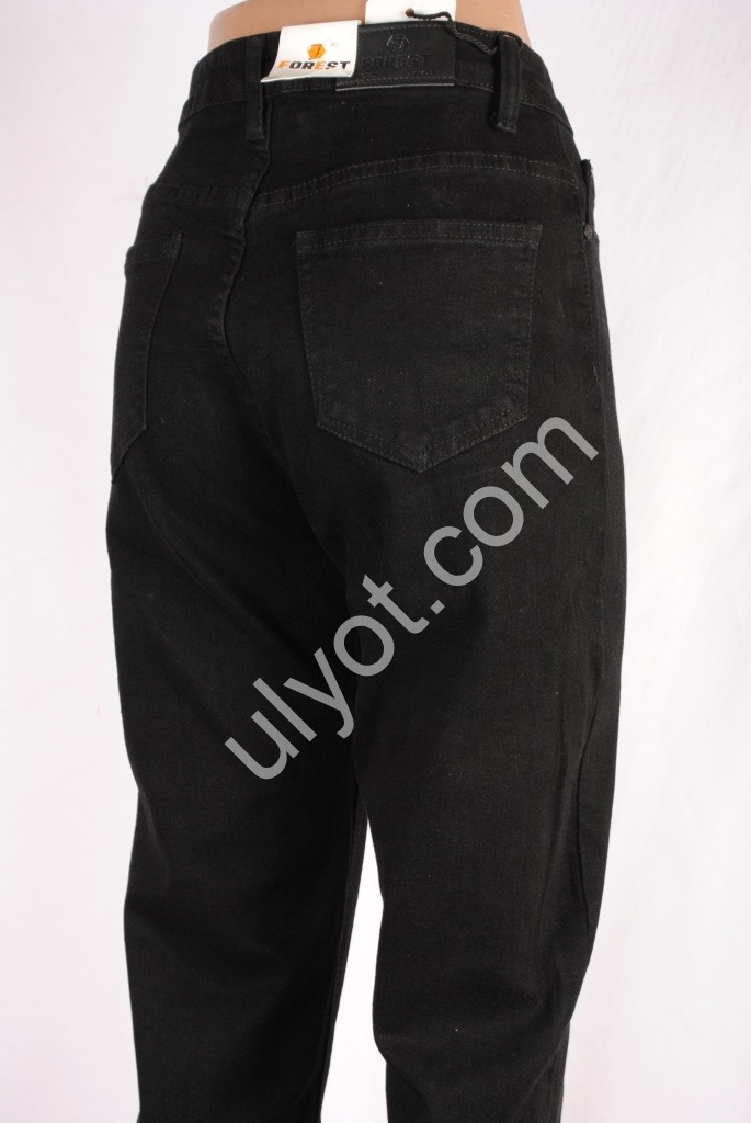 ДЖИНСЫ FOREST JEANS (25-30) ЧЕРНЫЙ 3180