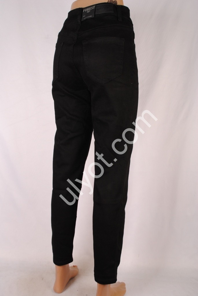 Фото 3 ДЖИНСЫ FOREST JEANS (25-30) ЧЕРНЫЙ 128