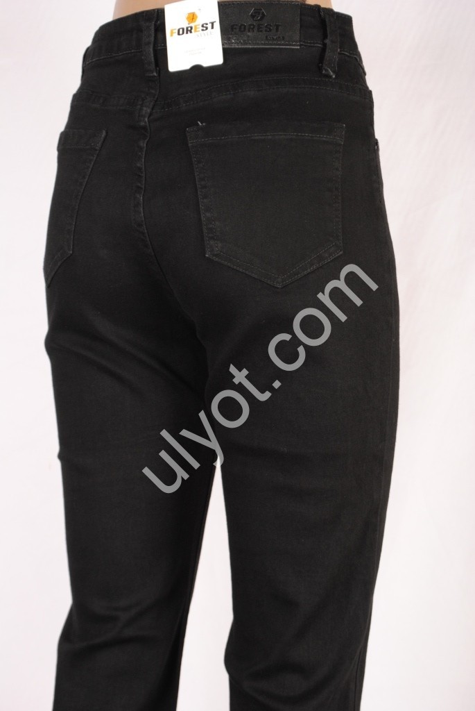 ДЖИНСЫ FOREST JEANS (28-33) ЧЕРНЫЙ 3267