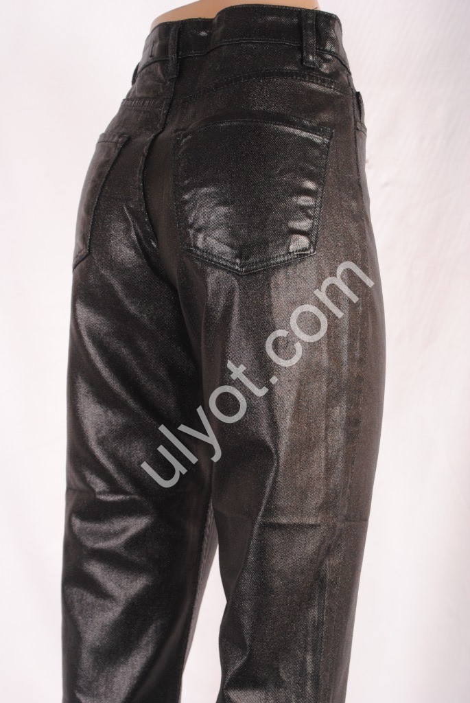 ДЖИНСЫ JEAN SHOP (25-30) ЧЕРНЫЙ 1112