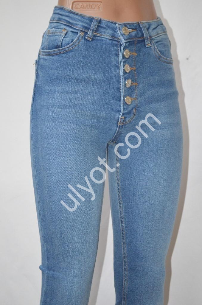 Фото 2 ДЖИНСЫ TOP SHOP (25-32) ГОЛУБОЙ 5371