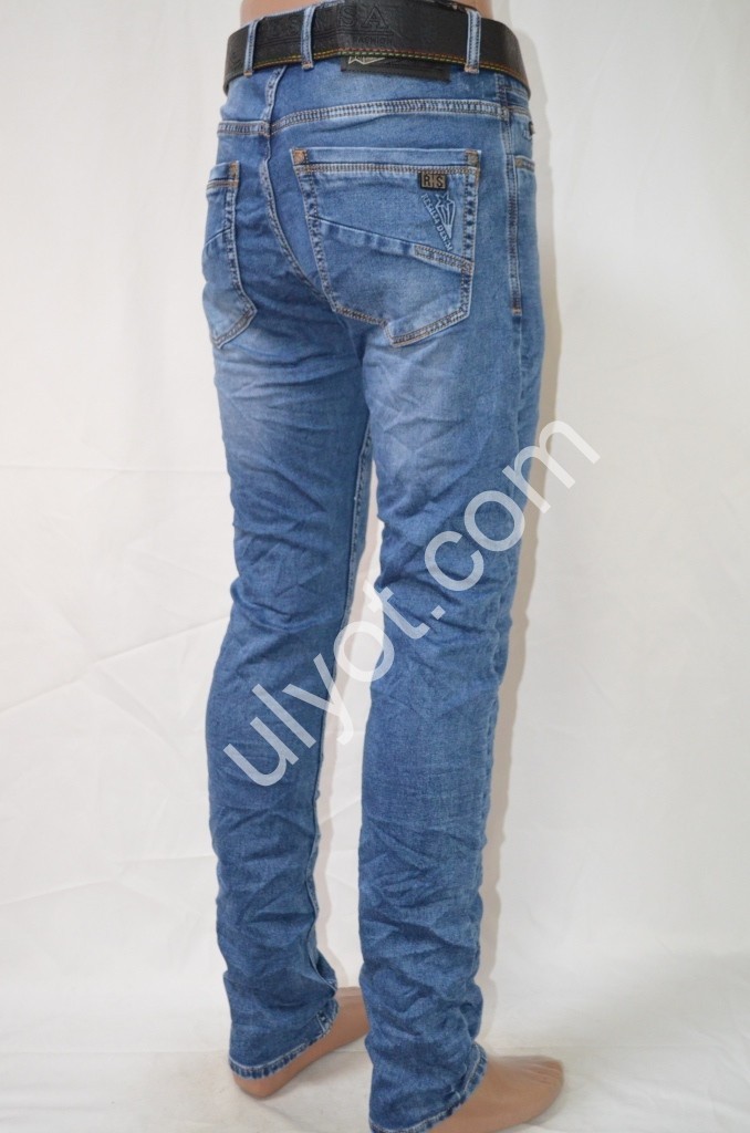 Фото 3 ДЖИНСЫ RESALSA (29-36) СИНИЙ 8128