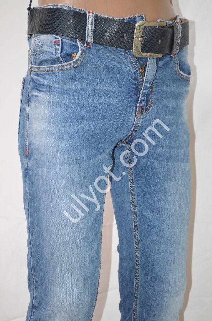 Фото 2 ДЖИНСЫ RESALSA (27-33) ГОЛУБОЙ 9653