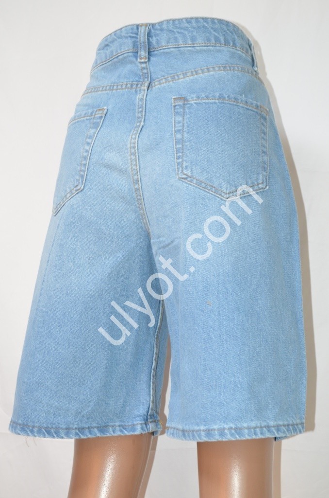 ШОРТЫ TOP SHOP (25-30) ГОЛУБОЙ 1076