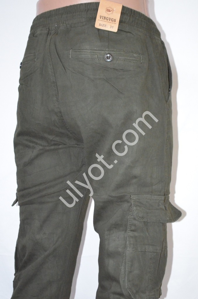 Фото 1 ДЖИНСЫ VINGVGS (28-36) ХАКИ 23-3