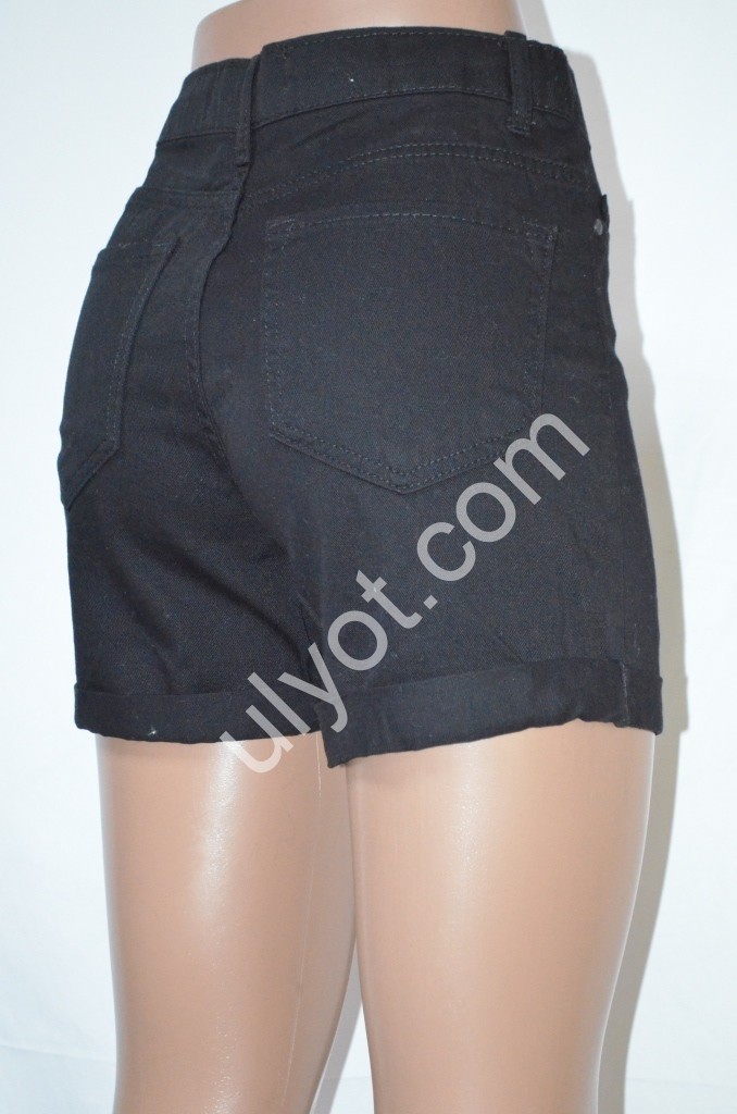 ШОРТЫ JEAN SHOP (25-32) ЧЕРНЫЙ 597