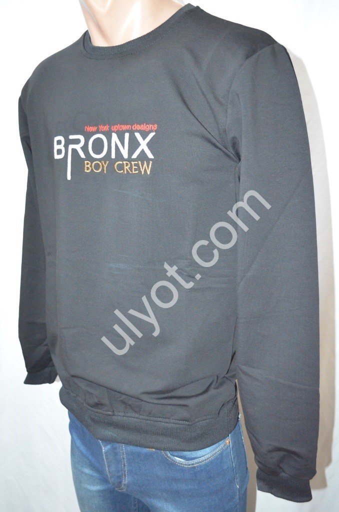 СВИТШОТ BRONX (S-2XL) ЧЕРНЫЙ 