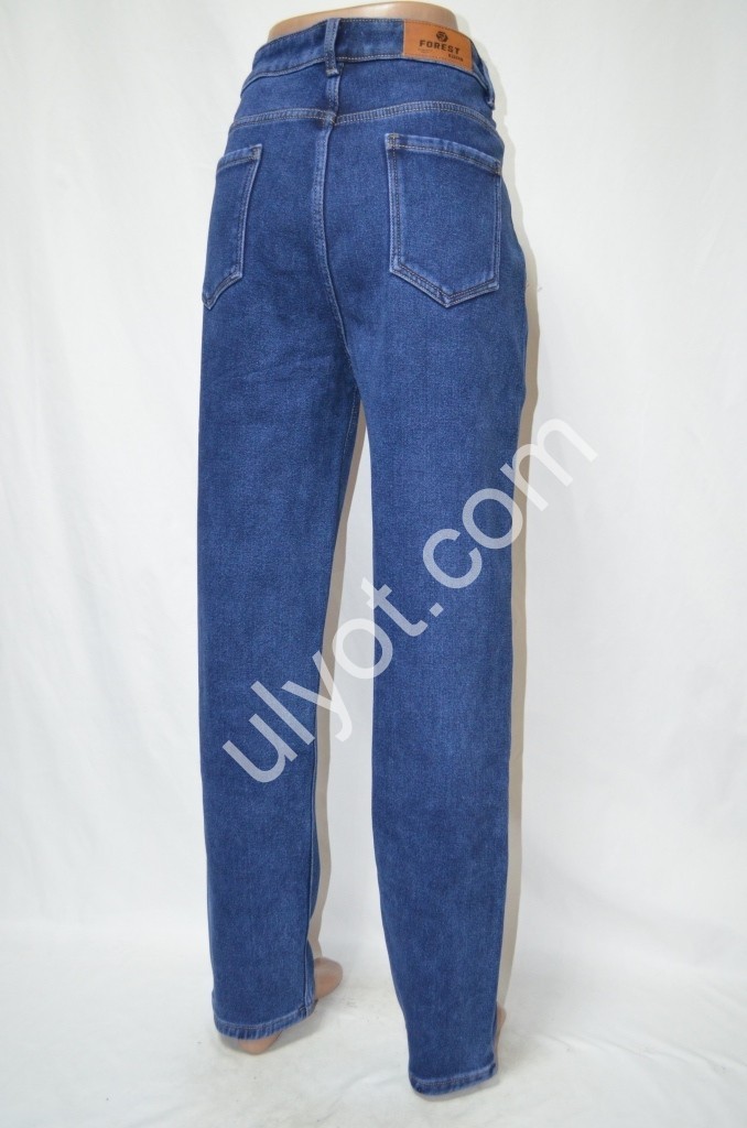 Фото 3 ДЖИНСИ FOREST JEANS (31-38) Т.СИНІЙ ФЛІС 3699