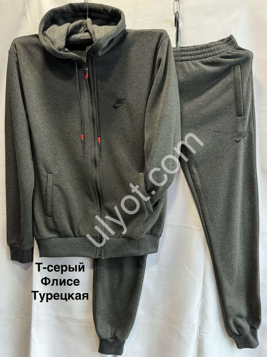 СПОРТ.КОСТЮМ N02 (48-56) МАНЖЕТ Т.СІРИЙ ФЛІС