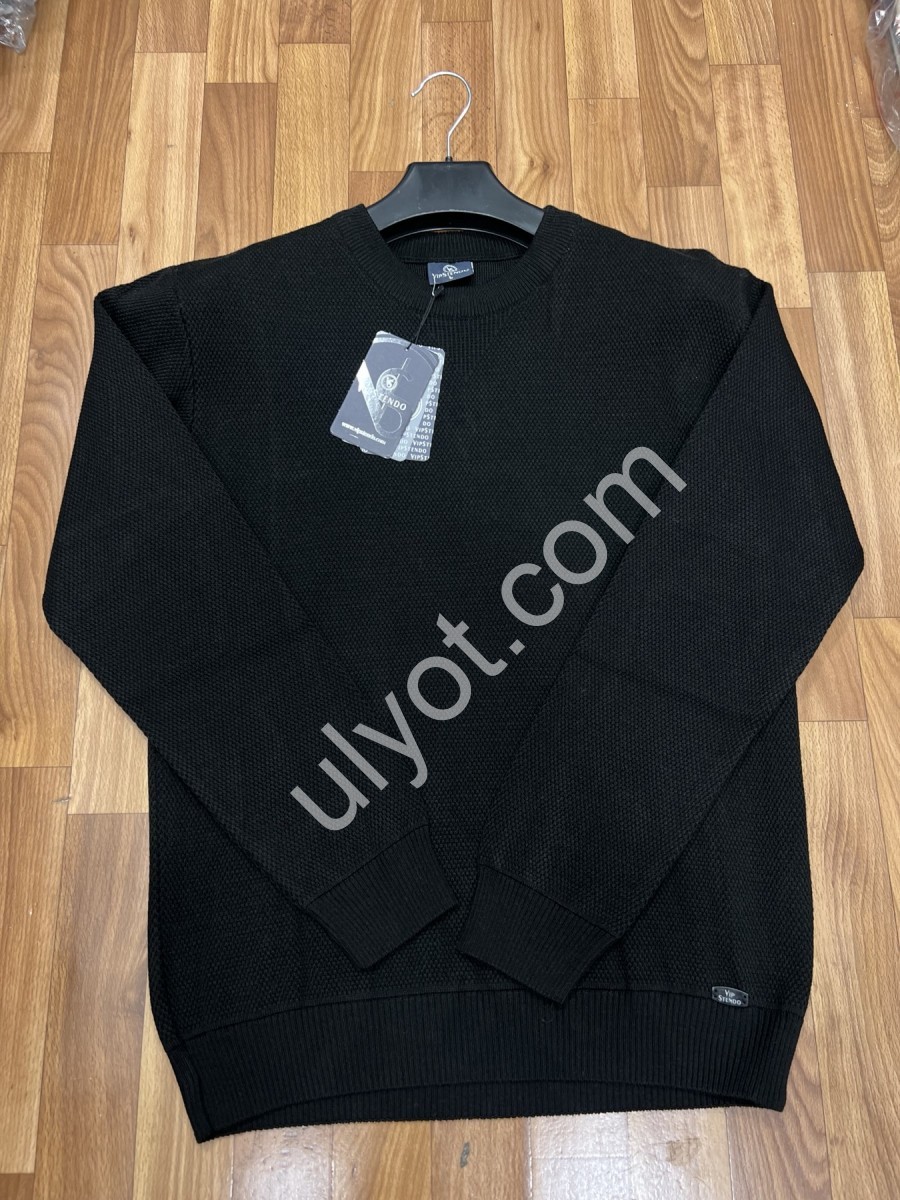 СВИТЕР VIP STENDO (L-2XL) ЧЕРНЫЙ 68414