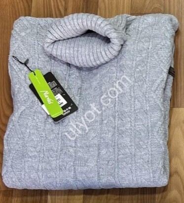 СВИТЕР NAVAS (L-2XL) СЕРЫЙ 99103