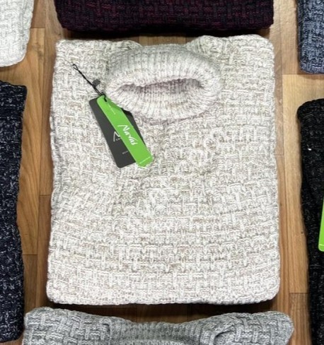 СВИТЕР NAVAS (L-2XL) СВ.БЕЖЕВЫЙ 98397-4