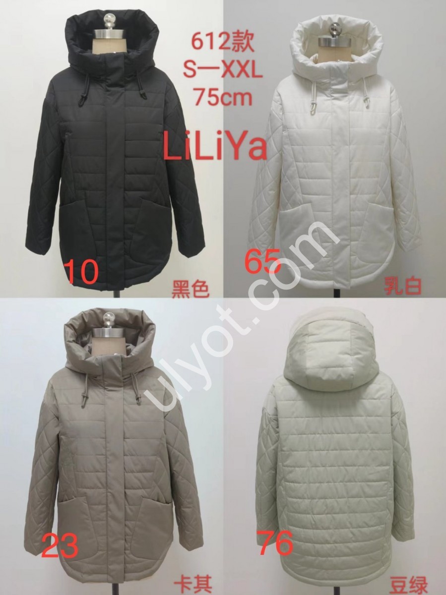 КУРТКА LILIYA (S-2XL) ЧЕРНЫЙ 612-10