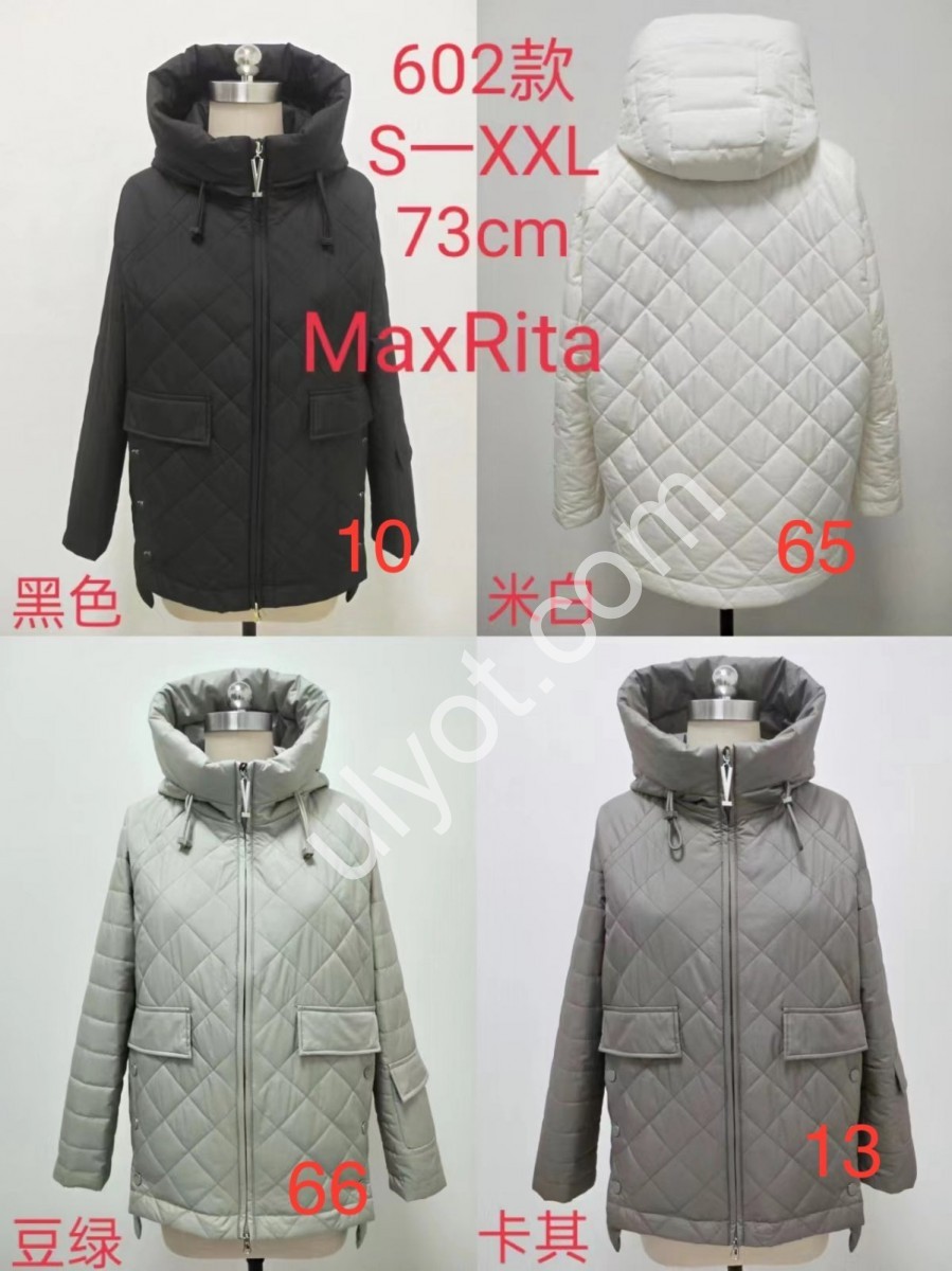 КУРТКА MAXRITA (S-2XL) ЧЕРНЫЙ 602-10