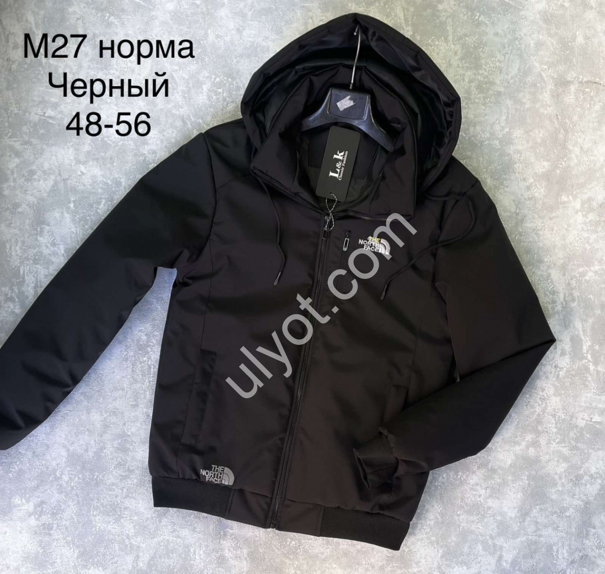 ВЕТРОВКА T48 (48-56) ЧЕРНЫЙ M27