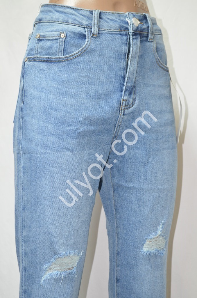 Фото 2 ДЖИНСЫ NEW JEANS (28-33) ГОЛУБОЙ 520