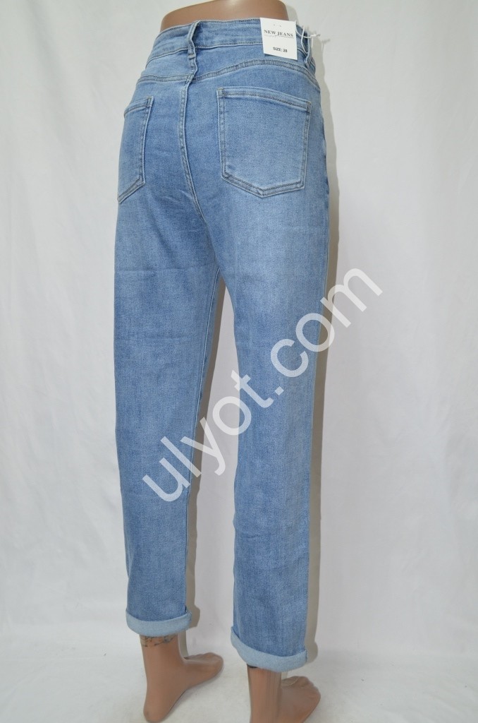 Фото 3 ДЖИНСЫ NEW JEANS (28-33) ГОЛУБОЙ 520