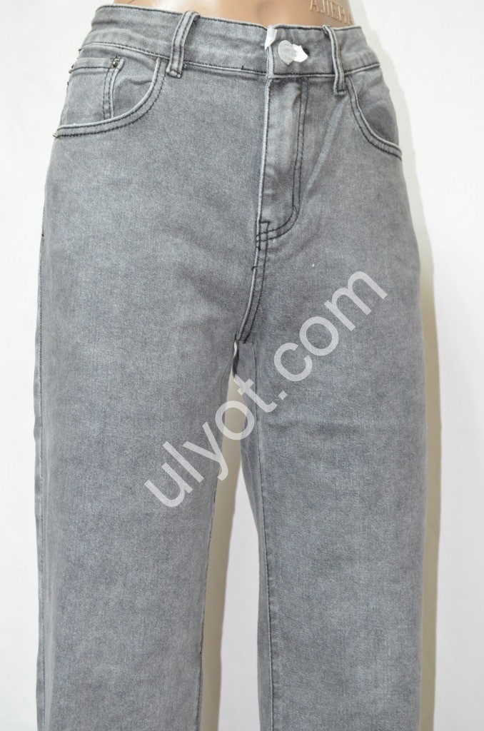 Фото 2 ДЖИНСЫ NEW JEANS (25-30) СЕРЫЙ 539