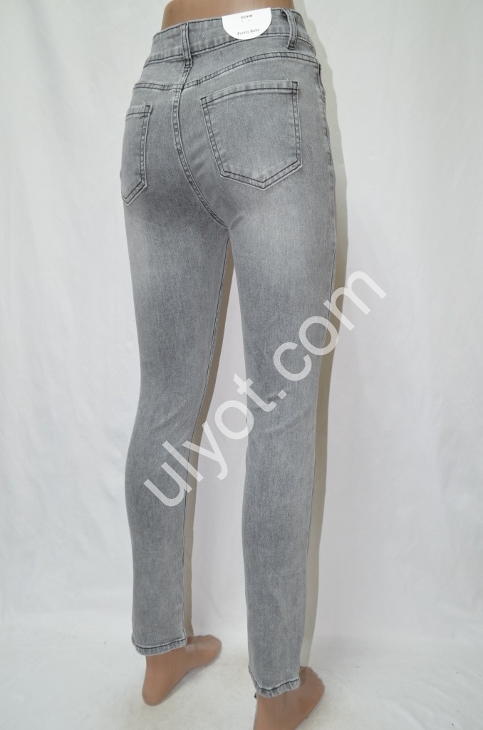 Фото 3 ДЖИНСЫ PRETTY BABY (28-33) СЕРЫЙ 169