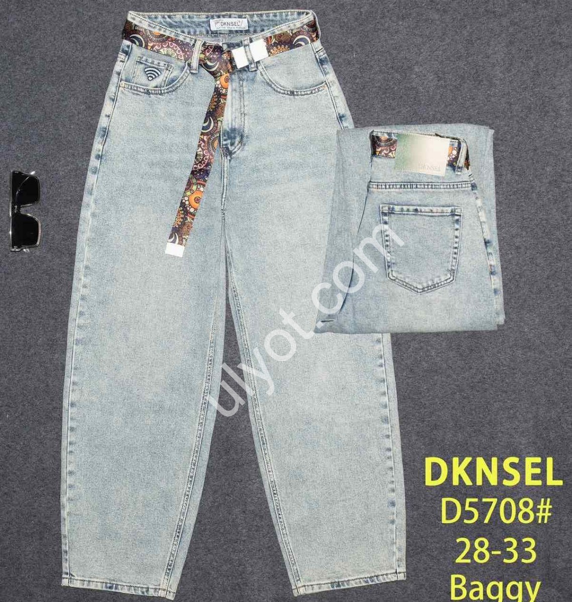 ДЖИНСИ DKNSEL (28-33) БЛАКИТНИЙ 5708