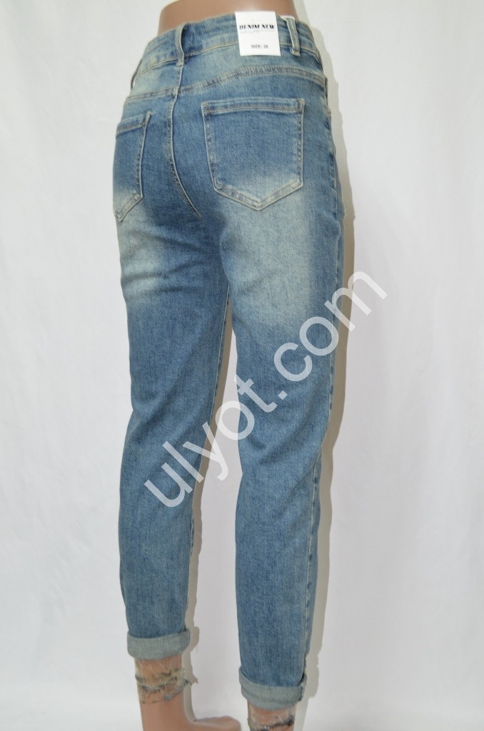 Фото 3 ДЖИНСЫ DENIM NEW (25-30) СИНИЙ 573