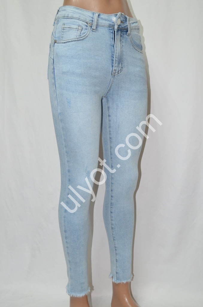 ДЖИНСЫ DENIM NEW (25-30) ГОЛУБОЙ 602