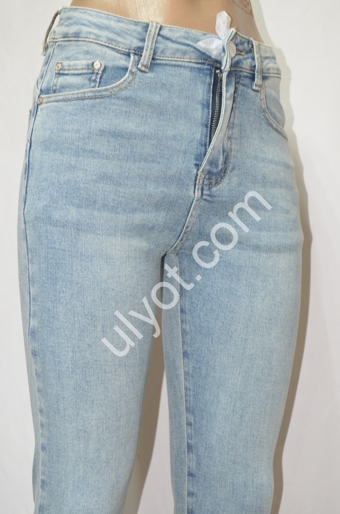 Фото 2 ДЖИНСЫ DENIM NEW (25-30) ГОЛУБОЙ 590
