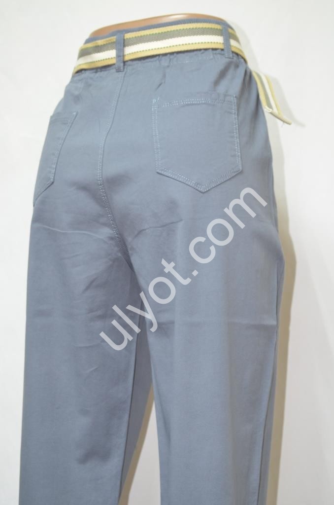 Фото 5 БРЮКИ KIM MI (28-33) СЕРО-СИНИЙ 667-20