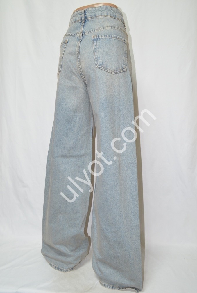 Фото 3 ДЖИНСЫ TOP SHOP (25-32) ГОЛУБОЙ 5731