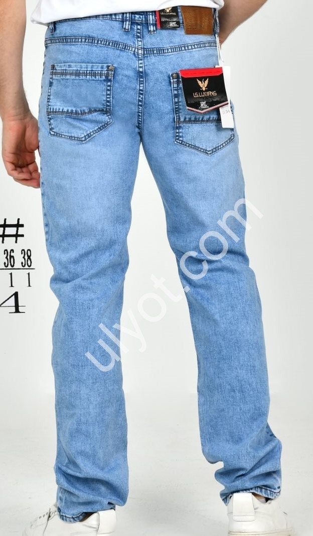 ДЖИНСЫ LS. JEANS (29-38) ГОЛУБОЙ 328