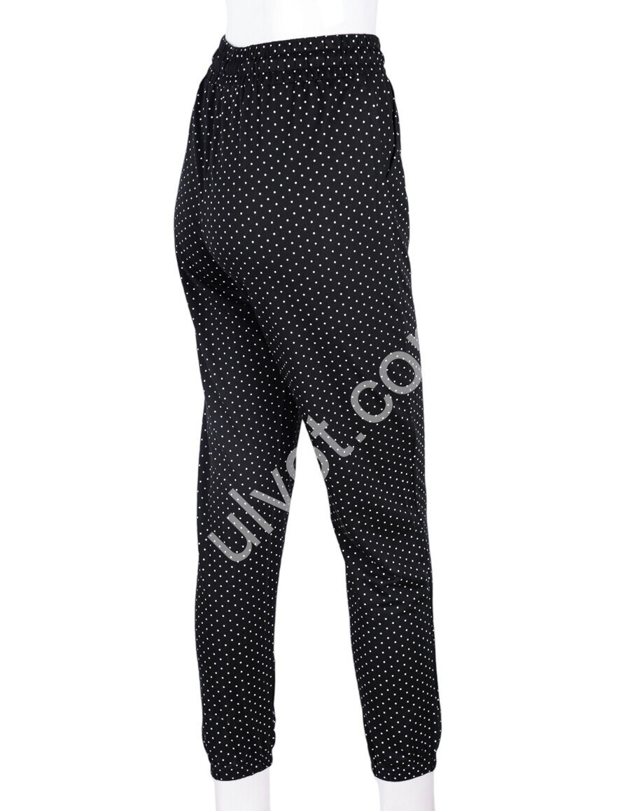 СПОРТ.ШТАНЫ (S-2XL) ЧЕРНЫЙ 4000-4905-1
