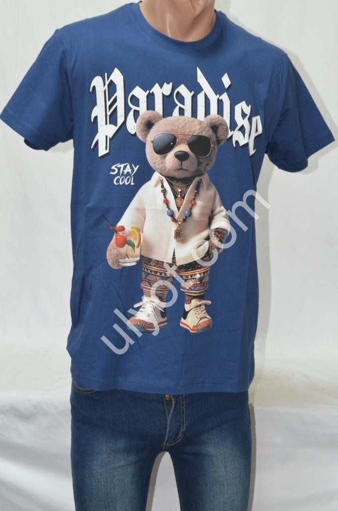 ФУТБОЛКА (S-2XL) СИНІЙ 4149