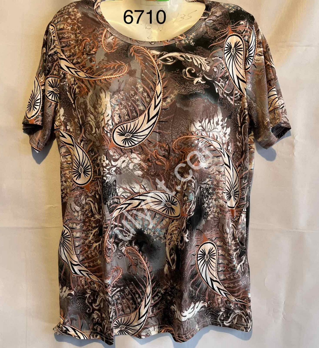 ФУТБОЛКА (XL-6XL) ШОКОЛАД МІКС 6710