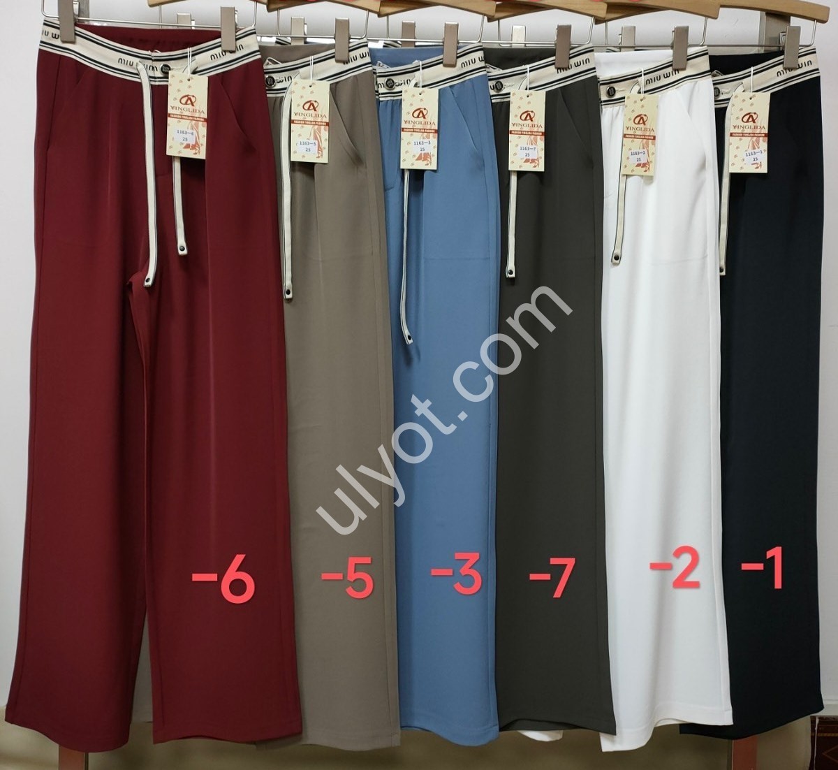 ШТАНЫ (25-30) БЕЛЫЙ 1163