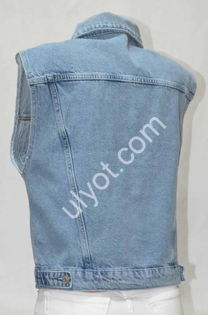 ДЖИНСОВА ЖИЛЕТКА (XS-L) СВ.СІН 6070