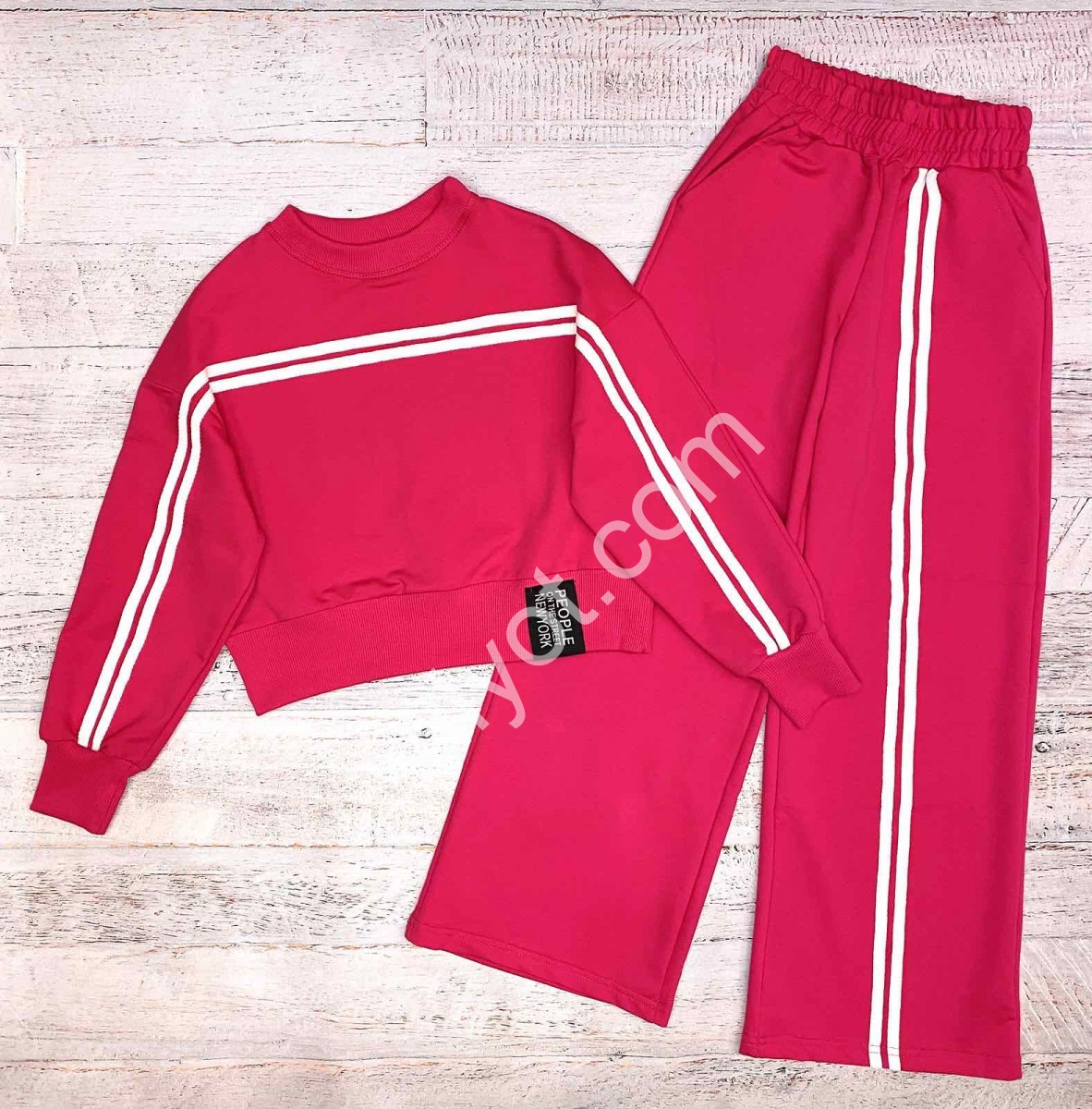 СПОРТ.КОСТЮМ (S-XXL) МАЛІНА 2508