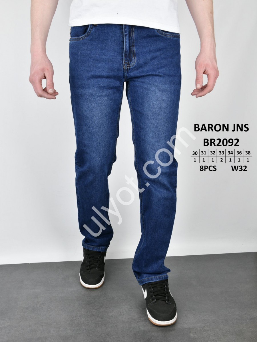 ДЖИНСИ BARON (30-38) СИНІЙ 2092