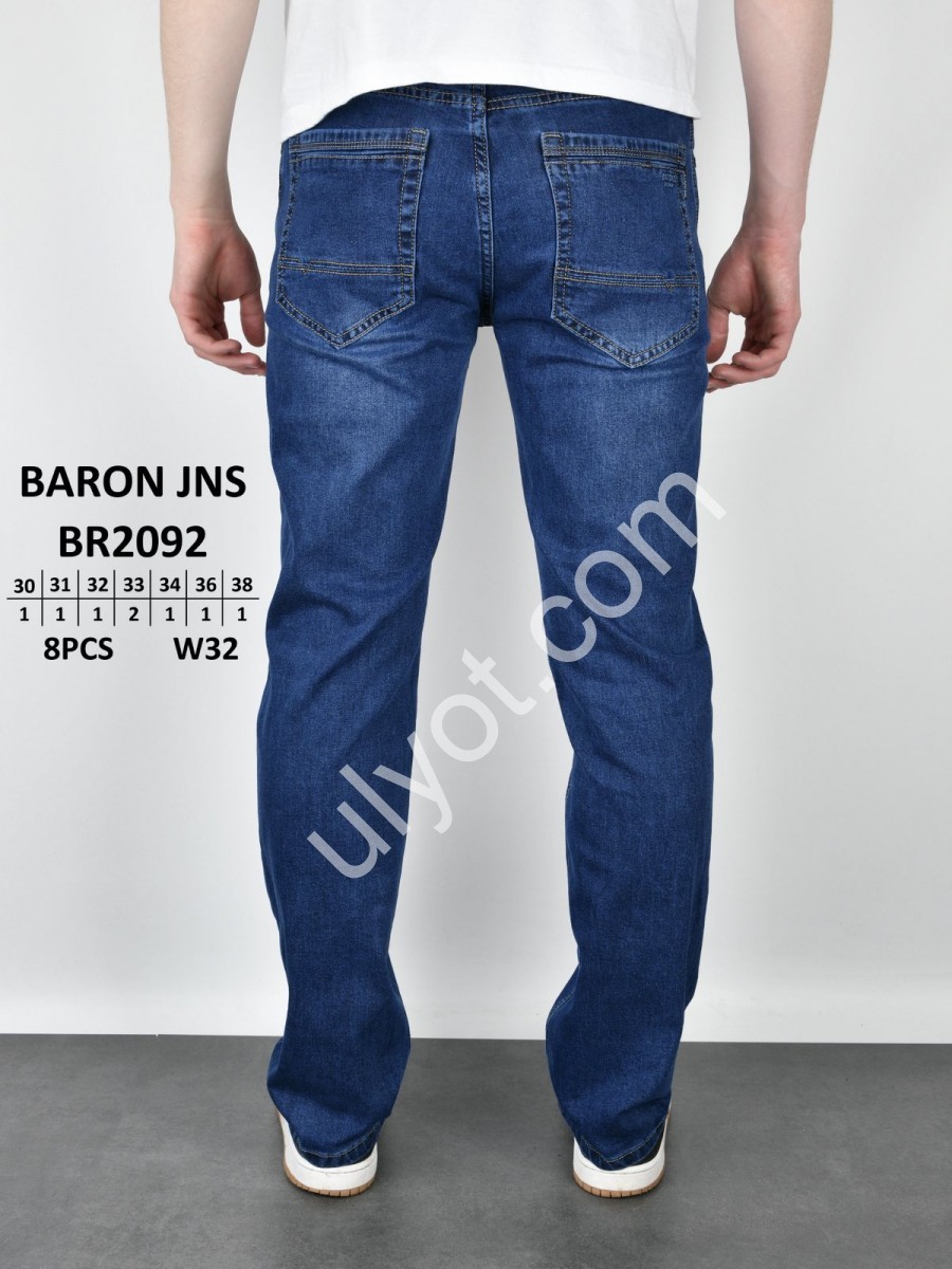 ДЖИНСИ BARON (30-38) СИНІЙ 2092