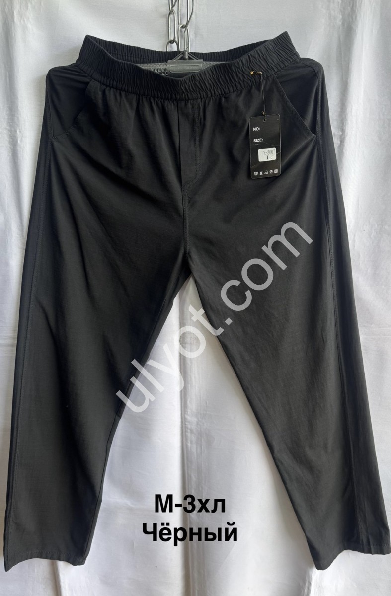 ШТАНИ (M-3XL) ЧОРНИЙ 3007