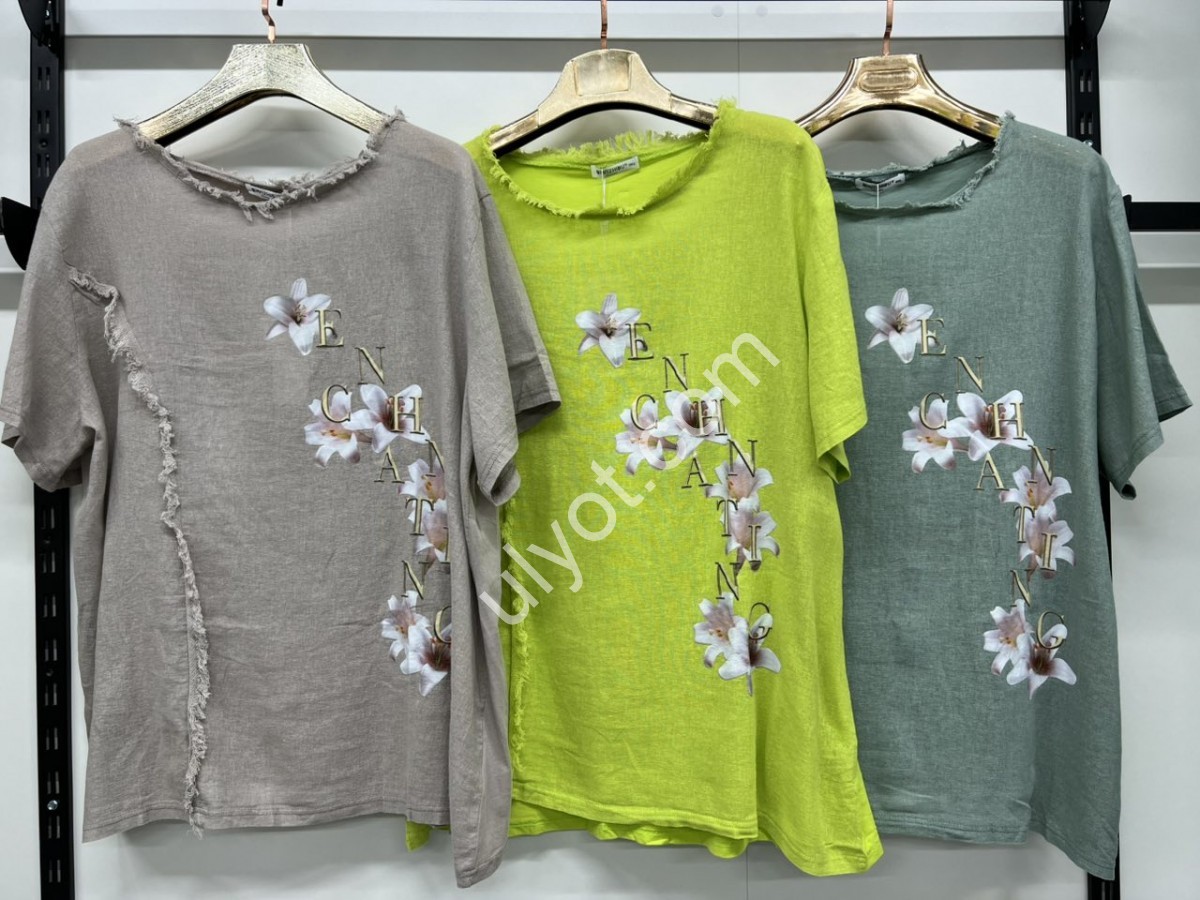 ФУТБОЛКА (7XL-10XL) САЛАТОВЫЙ 9542