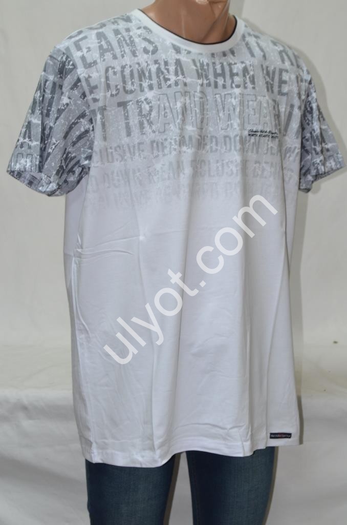 ФУТБОЛКА-23 (L-3X) БЕЛЫЙ 9823