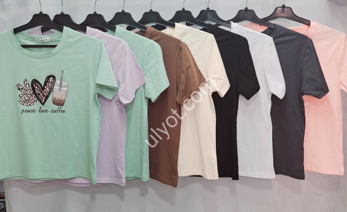 ФУТБОЛКА СЕРЦЕ ONE SIZE (44/48) МІКС 5163