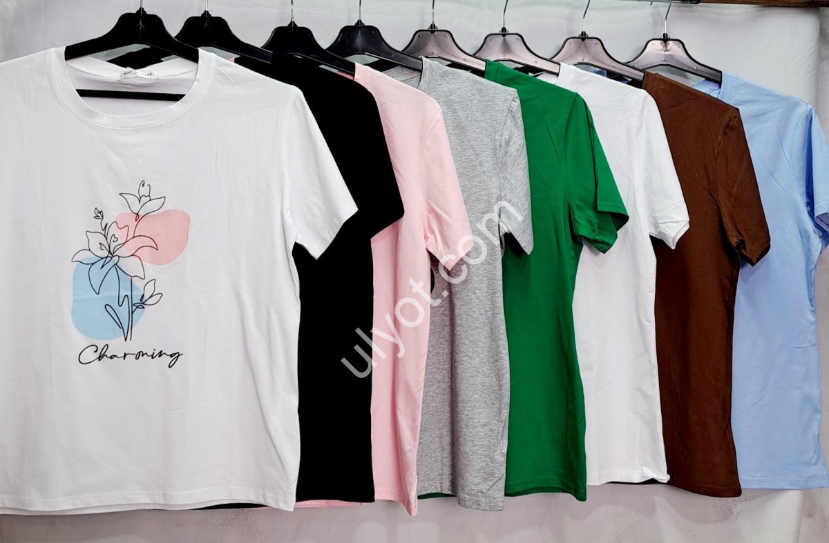ФУТБОЛКА ONE SIZE (44/48) МИКС 5073
