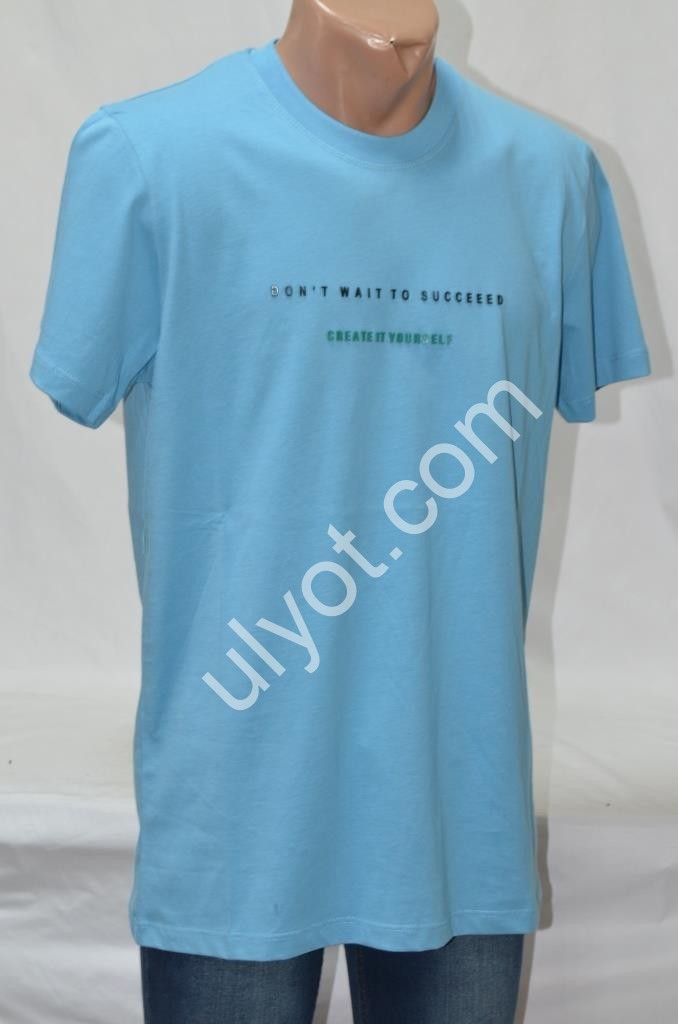 ФУТБОЛКА HGL (S-2XL) ГОЛУБОЙ 5135