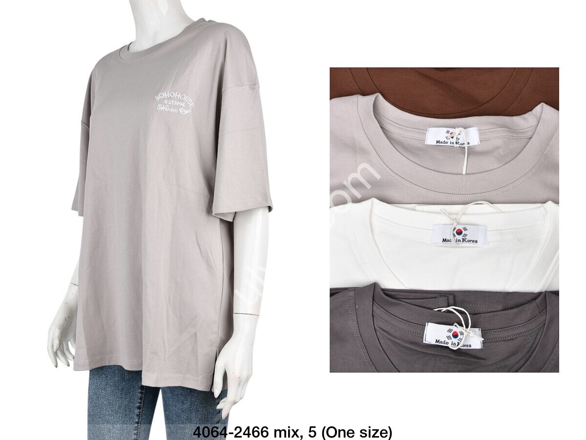 ФУТБОЛКА (OVER SIZE) МИКС 4064-2466