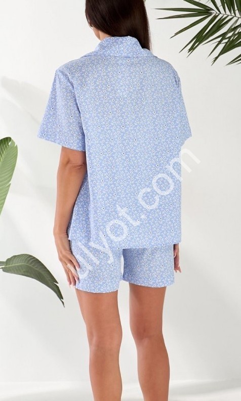 КОСТЮМ (42-52) ГОЛУБОЙ 2517